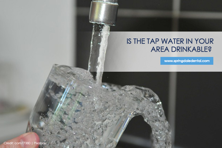 Is the tap water in your area drinkable?