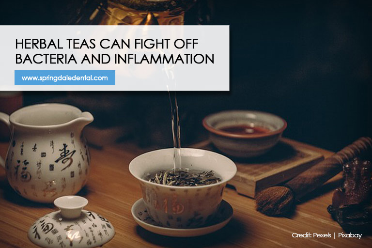 Herbal teas can fight off bacteria and inflammation