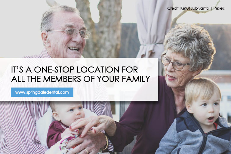 It’s a one-stop location for all the members of your family